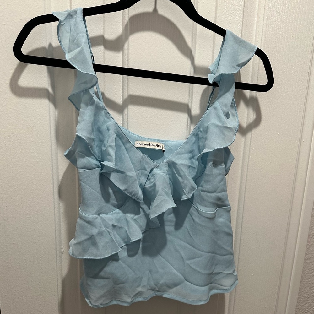 Abercrombie and Fitch Ruffle Women's Top